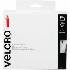 Velcro Brand VELCRO® Brand Industrial Strength Sticky-Back Hook and Loop Fasteners, 2" x 15 ft. Roll, White
