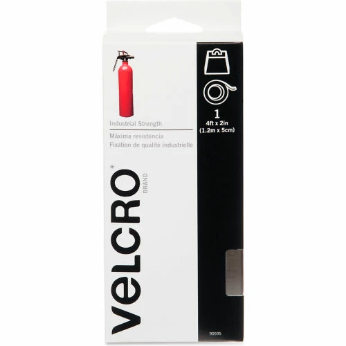 Velcro Brand VELCRO® Brand Industrial Strength Hook and Loop Fastener Tape Roll, 2" x 4 ft. Roll, White 1 Velcro Brand VELCRO® Brand Industrial Strength Hook and Loop Fastener Tape Roll, 2" x 4 ft. Roll, White