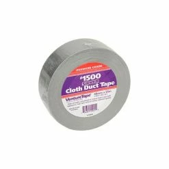 3M™ VentureTape #1500 General Purpose Cloth Duct Tape, 2 IN x 60 Yards, Silver 9 3M™ VentureTape #1500 General Purpose Cloth Duct Tape, 2 IN x 60 Yards, Silver -Adhesives, Sealants & Tape Sales 2022 VET 1500 Silver