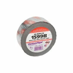 3M™ VentureTape UL181B-FX FlexDuct Tape, 2 IN x 120 Yards, Sliver, 1599B-G669 -Adhesives, Sealants & Tape Sales 2022 VET 1599B 2 Silver