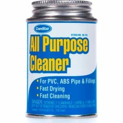 All Purpose Cleaner/Solvent™ For Pvc, Abs & Cpvc, 1/4 Pt. - Pkg Qty 24